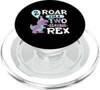 Dinosaure T Rex 2 Ans pour 2e Anniversaire PopSockets PopGrip pour MagSafe