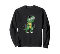 Dinosaure T-Rex à Bras Courts pour haltérophilie Sweatshirt