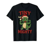 Dinosaure T-Rex Amusant Tiny But Mighty Dinosaure de Noël T-Shirt