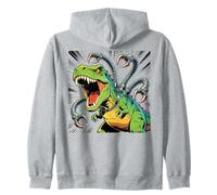 Dinosaure T-Rex avec 4 tentacules robotiques Cool Kids Graphic Sweat à Capuche