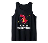 Dinosaure T-Rex Bras Courts - Now I Am Unstoppable Débardeur