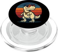 Dinosaure T-Rex Hip Hop rétro Fantaisie pour Enfants Dinosaure drôle PopSockets PopGrip pour MagSafe