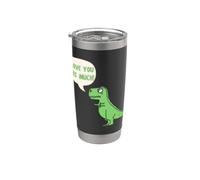 Dinosaure T-REX, JE T'AIME TELLEMENT Gobelet isotherme en acier inoxydable double paroi