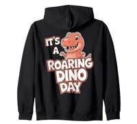 Dinosaure T-Rex Mignon Rigolo Dessin Animé Dino Sweat à Capuche