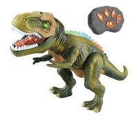 Dinosaure Télécommandé Jouet,Dinosaure Télécommandé avec Lumière Vapeur et Rugissement - Figurine RC Électronique Marche Jouet pour Cadeau Anniversaire Fête Noël