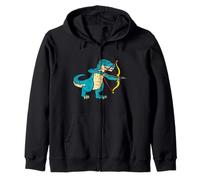Dinosaure Tir à l'arc Archer T-Rex Arc Et des Flèches Garçon Sweat à Capuche