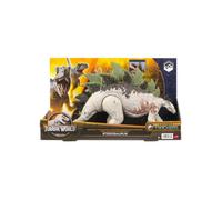 Dinosaure Trackers : Stegosaurus 35 cm - Dino Trackers Articulé - Pour Jurassic - Set Animaux Préhistorique + 1 Carte