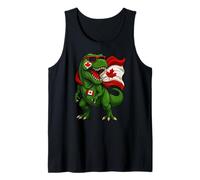 Dinosaure Trex Drapeau Canadien pour garçons et Filles Débardeur