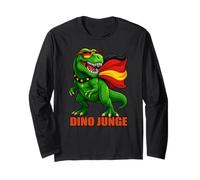 Dinosaure Trex Drapeau de l'Allemagne Dino Junge Garçons Hommes Enfants Manche Longue