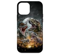 Dinosaure Tyrannosaure Rex à l'époque préhistorique Pleine Lune Coque pour iPhone 12 mini