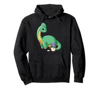 Dinosaure Vert bébé stégosaure Filles garçons Filles Enfants Amour Dinosaures Sweat à Capuche