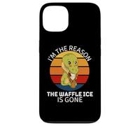 Dinosaure Vintage I'm The Reason Waffle Ice is Gone Coque pour iPhone 13