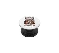 Dinosaure Vintage n'a Pas écouté Leurs infirmières RN CNA NICU PopSockets PopGrip Adhésif