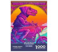 Dinosauree 1000 Pièce Puzzle Jeu De Famille Classique Jigsaw Puzzles Belle Décoration Puzzle pour Cadeaux De Voyage, Présent 38x26cm/1000pcs