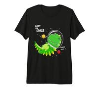 Dinosaures Astronaute - Lost in Space - Where Am I - Dinosaure T-Shirt Haut de Gamme