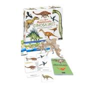 Dinosaures - Avec 1 Squelette En Bois À Assembler, 1 Grande Frise, 60 Cartes Classifiées, 20 Grandes Fiches Et 1 Livret