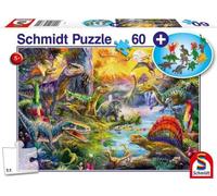 Dinosaures - avec add on (figurines de dinosaures) - 60 pcs - SCHMIDT SPIELE