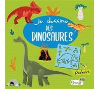 Dinosaures avec des pochoirs Collectif (Auteur)