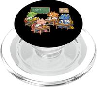Dinosaures Drôles en Salle De Classe PopSockets PopGrip pour MagSafe