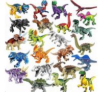 Dinosaures du Jurassique, blocs de construction, Indominus Rex, figurines de tyrannosaure à monter soi-même, jouets pour enfants, cadeaux de Noël - Spinosaurus violet