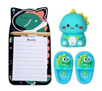 Dinosaures Effacer Gomme Caoutchouc Kawaii, Dessin Animé les Taille Crayon, Don't Forget Bloc-notes magnétique, Animaux Bloc-notes Magnétique, Ensemble Papeterie Dinosaures