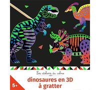 Dinosaures en 3D à gratter - mini boîte avec accessoires