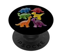 Dinosaures en gélatine - Bonbons colorés PopSockets PopGrip Adhésif