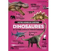 Notre monde en chiffres Dinosaures et autres animaux préhistoriques - Collectif - Gallimard jeunesse - cartonné - Document jeunesse