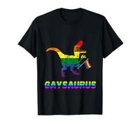 Dinosaures gay LGBT Pride Dino Genre Rainbow T-Rex Supporter T-Shirt