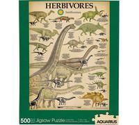 Dinosaures - Herbivores Smithsonian 500 Pièce Puzzle 480mm x 350mm (NM)