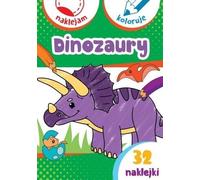 Dinosaures. Je colle et je colorie