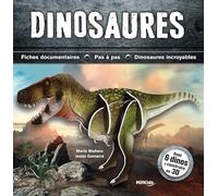 Dinosaures - Kit de Construction 3D - Fiches documentaires - Pas à pas - Dinosaures incroyables