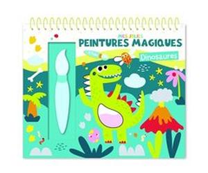 Dinosaures - Mes jolies peintures magiques Atelier Cloro (Auteur), 123 Soleil (Auteur)