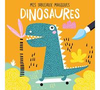 Dinosaures : Mes tableaux en peinture magique. Avec 1 pinceau