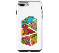 Dinosaures Mignons : T-Rex, tricératops, stégosaure et Plus Encore Coque pour iPhone 7 Plus/8 Plus
