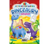 Dinosaures. Mon livre de coloriage avec des autocollants