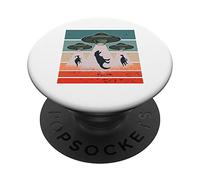 Dinosaures OVNI enlèvement Extraterrestre Science-Fiction PopSockets PopGrip Adhésif