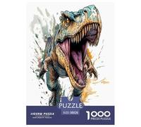 Dinosaures Puzzle 1000 Pièces Educa Jouet en Bois Cadeau Unique De l'art De La Décoration Jeu Éduchatif Challenge Toy Adultes Et Enfants À Partir De 14 Ans 38x26cm/1000pcs