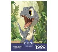 Dinosaures Puzzle 1000 Pièces Educa Jouet en Bois Cadeau Unique Décoration Intérieure Jeu Éduchatif Challenge Toy pour Adultes Et Enfants À Partir De 12 Ans 38x26cm/1000pcs
