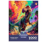 Dinosaures Puzzle 1000 Pièces Educa Jouet en Bois Divertissement Créatif Décoration Intérieure Jeu Éduchatif Challenge Toy Adultes Et Enfants À Partir De 14 Ans 38x26cm/1000pcs