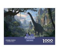 Dinosaures Puzzle 1000 Pièces Jouet de Défi Adultes et Plus de 12 Ans Monde Préhistorique Jeu de Puzzle Jeu Éducatif Familial Détente Cadeau de Décoration Intérieure 70x50cm 1000pcs