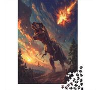 Dinosaures Puzzle Adulte 1000 Pièces Décoration Mur Moderne Art Cadeau Unique Décor À La Maison 1000pcs (75x50cm)