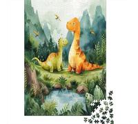 Dinosaures Puzzles 1000 Pièces pour Adultes, pour La Décoration De La Maison Et Cadeaux d'anniversaire 1000 Pièces pour Adultes Jeux De Puzzle Stimulants 1000pcs (75x50cm)