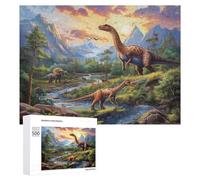 Dinosaures Puzzles 500 Pièces Educa Difficile Animaux Challenge Artistique pour Adultes Et Enfants Relaxation & Art Décoration Intérieure Famille 500 PCS