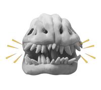 Dinosaures Squelette Costume - Coiffure De Crâne Et Squelette | Raconcement D'Halloween Avec Effet Sonore Skull Cosplay Accesstes Pour Les Jeux Jeu Des Vacances Témestres Événements