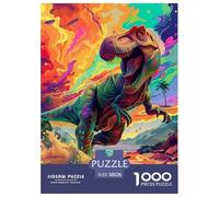 dinosaures1000 Pieces Jigsaw Puzzles for Adults and Kids Educational Games coloréFun and Challenging for Home Decoration Great Gift Idea38x26cm/1000pcs