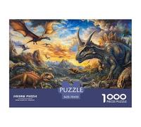 dinosaures1000 Pièces PuzzleAnimaux pour Adultes Jeu D'Intelligence Difficile EtStimulant Paysagedes QuatreSaisons 70x50cm/1000pcs