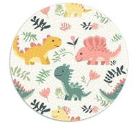 dinosaureses 1000 Piece Jigsaw Puzzle for Adults Family Challenge Toys Stress Relief Puzzle Cultivate The Spirit of Teamwork for Family Decorations 1000pcs (67.5x67.5cm)