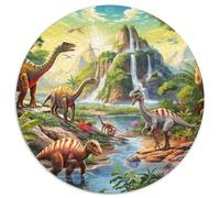 dinosaureses Park 1000 Pieces Science Fiction Jigsaw Puzzles for Adults Family Challenge Toys Stress Relieving Entertainment Cultivate The Spirit of Teamwork for Adults Gifts 1000pcs (67.5x67.5cm)