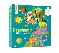 Dinosaurier XXL-Formpuzzle: Bodenpuzzle mit 50 Teilen